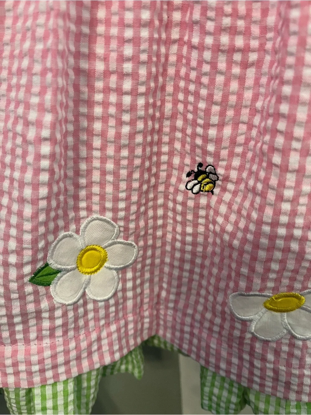 Gingham dress toddler